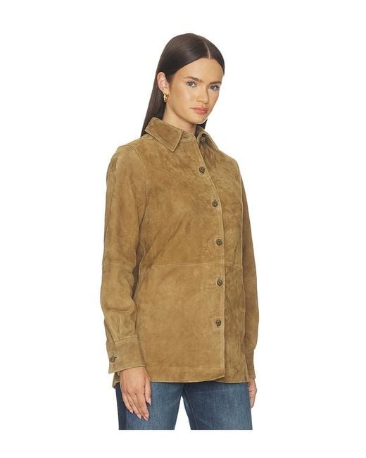 Rohe Natural Suede Pankou Overshirt