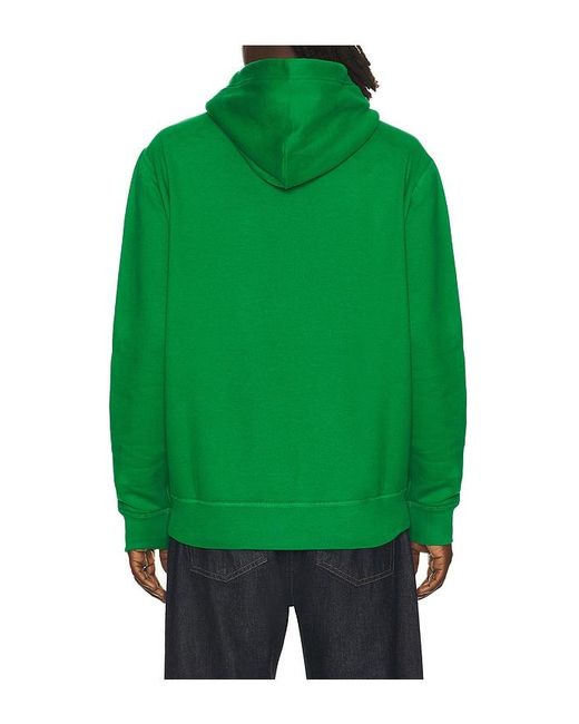 Polo Ralph Lauren Green Rl Fleece Pullover Hoodie for men