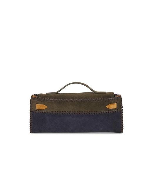 Veronica Beard Black Colorblock Dash Bag