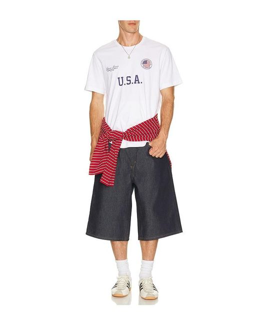 Guess White World Cup Tee for men