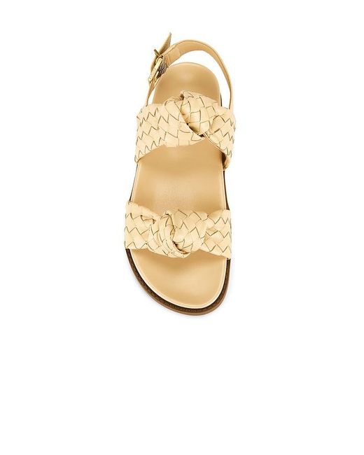 SCHUTZ SHOES Metallic Kareena Knot Sporty Sandal