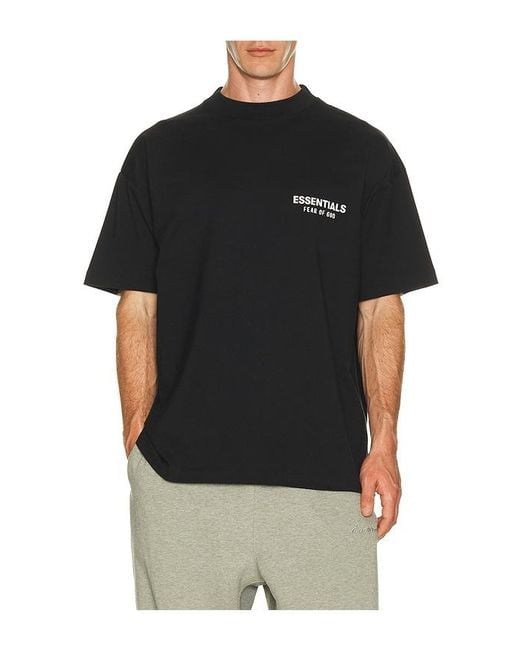 Fear Of God Black Classic Fit T-Shirt for men