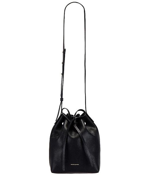 Mansur Gavriel Black Soft Mini Bucket Bag