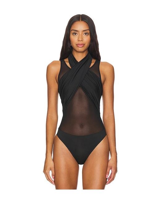 superdown Black Danica Bodysuit