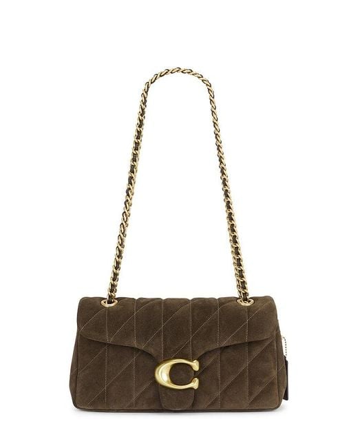 COACH Women's Green Quilted Tabby 26 Shoulder Bag