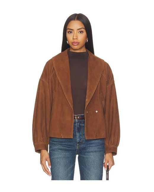 Ba&sh Brown Manon Jacket