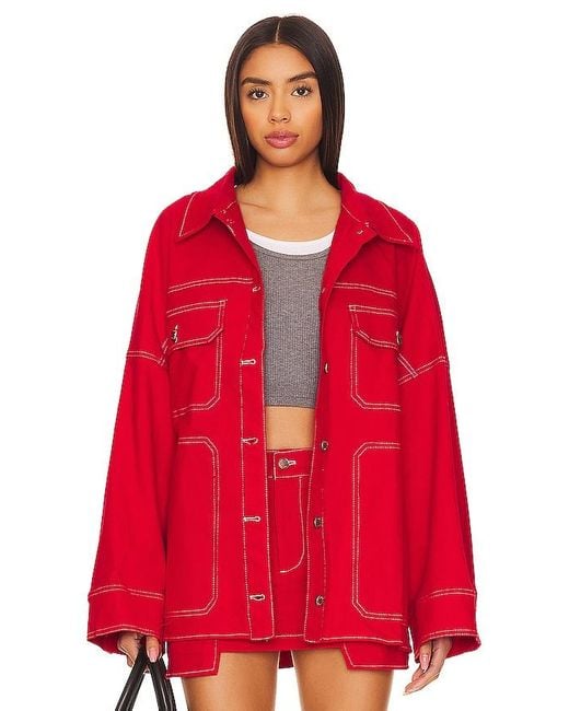 BY.DYLN Red X Revolve Cooper Jacket
