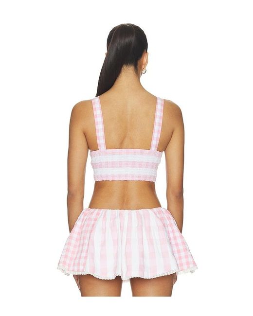 LoveShackFancy White Ricky Top