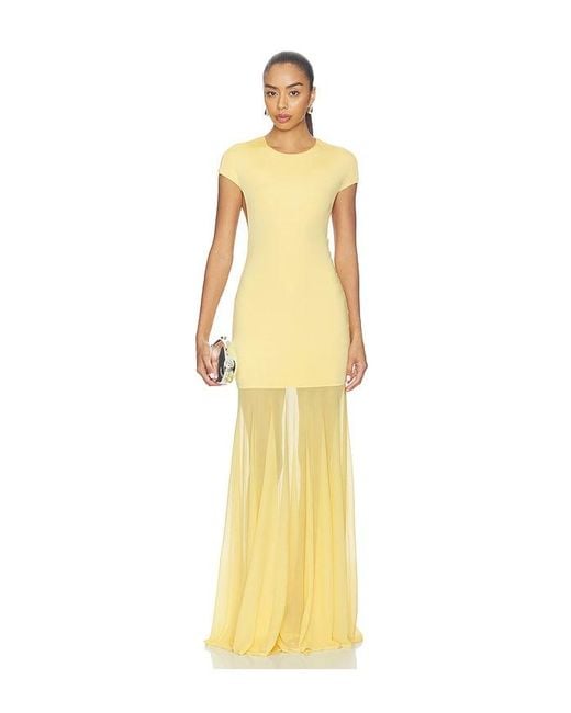 Camila Coelho Yellow Clea Gown