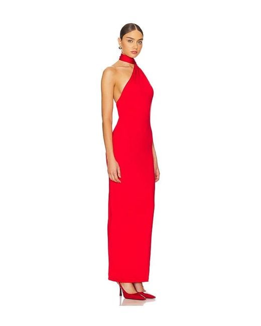 Nbd Red The Violetta Maxi Dress