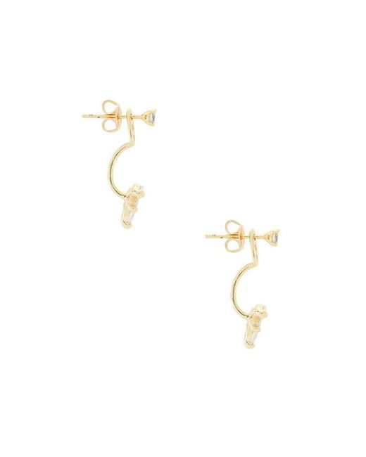 Shashi Multicolor Marquise Pearl Ear Jacket
