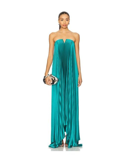 L'idée Blue Tie Gown