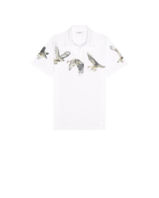 Students Golf White Mapleton Short Sleeve Polo Shirt for men