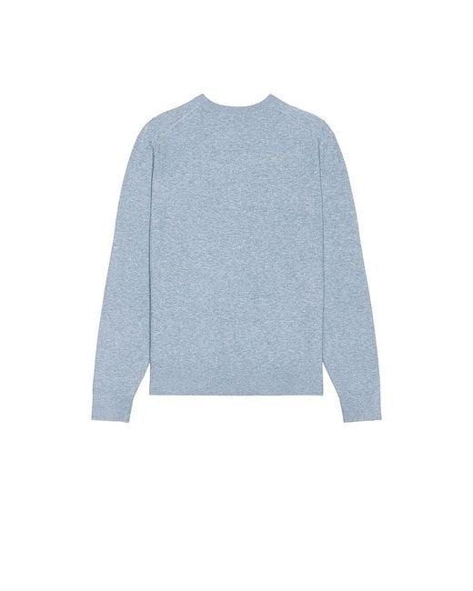 Theory Blue Riland Crewneck Sweater for men