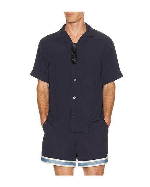CHE Blue Valbonne Button Down Shirt for men