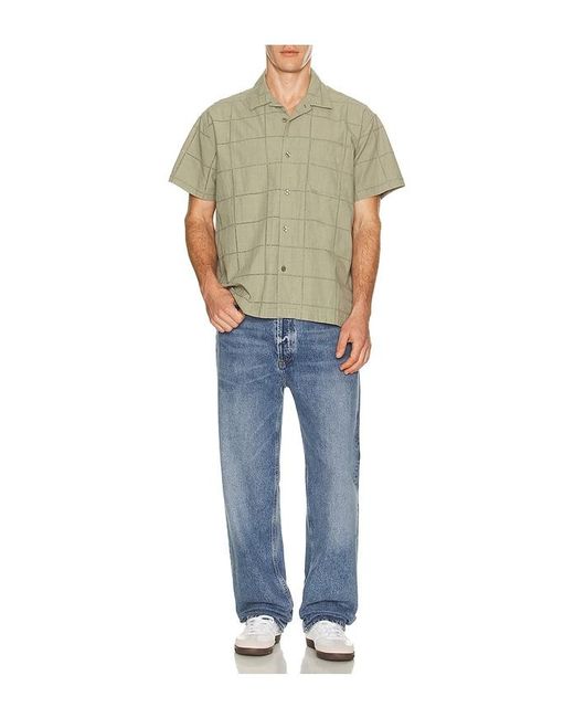 Obey Green Angelo Woven Shirt for men