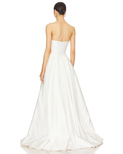 SAU LEE White Barbara Gown