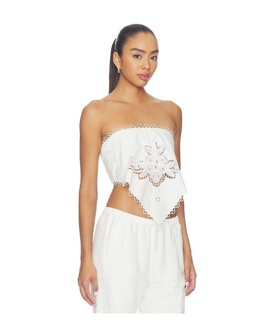 Monse White Table Cloth Top