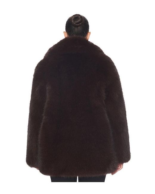 L'academie Black 'Academie Gamine Faux Fur Jacket
