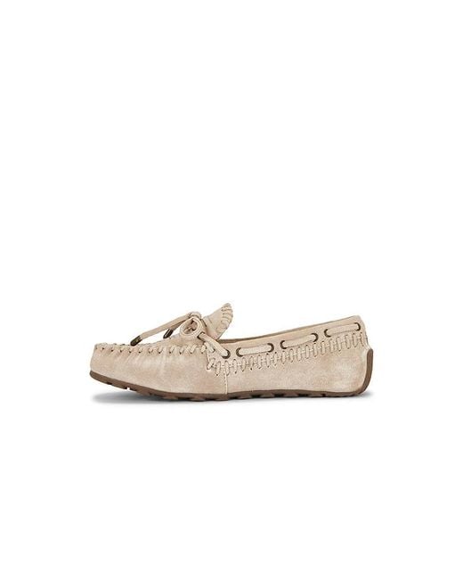 Free People White Misty Suede Moccasin