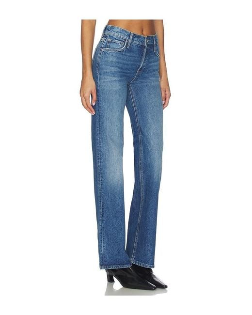 Rose High Rise Wide Jeans En Color Azul Talla (También En 28) Hudson de color Blue
