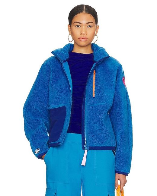 Canada Goose Paola Pivi Fleece Jacket in Blue | Lyst UK