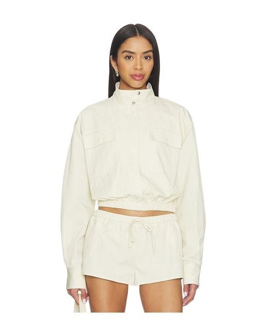 Lovers + Friends Natural Edith Jacket