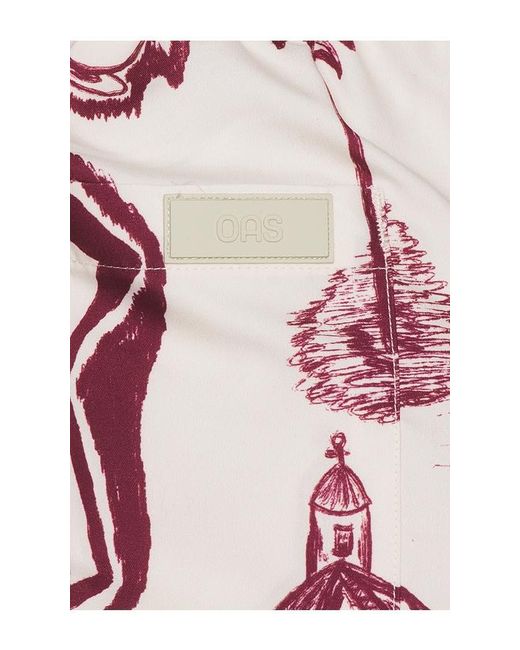 Oas Pink Cantina Swim Shorts for men