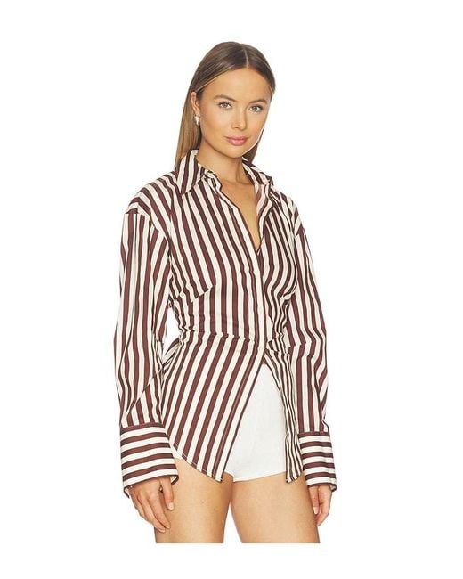 Simon Miller White Loch Poplin Button Up