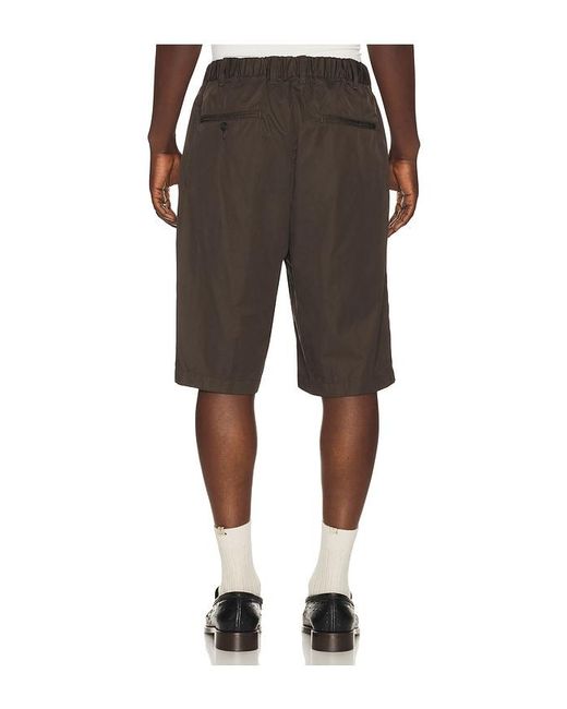 2 Pleats Relax Shorts Nyco Twill En Talla (También En M) Beams Plus de hombre de color Black