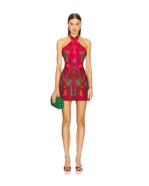 Cara Cara Red Perla Mini Dress