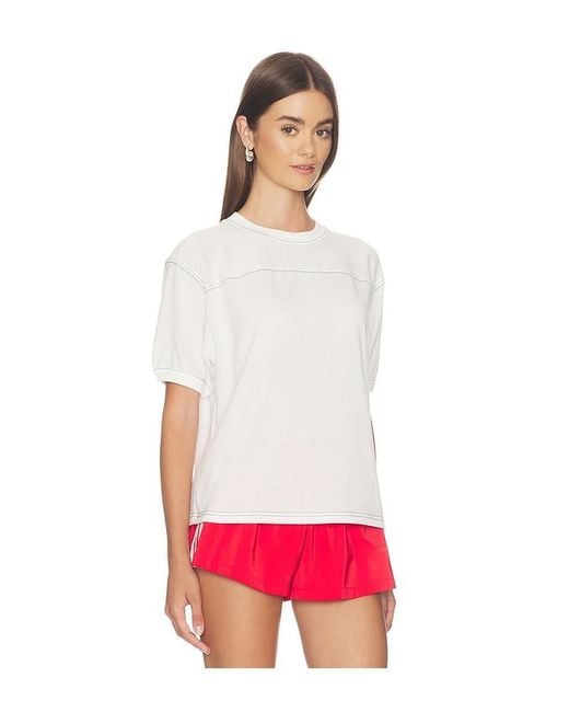 GOOD AMERICAN Red The Gym Tee
