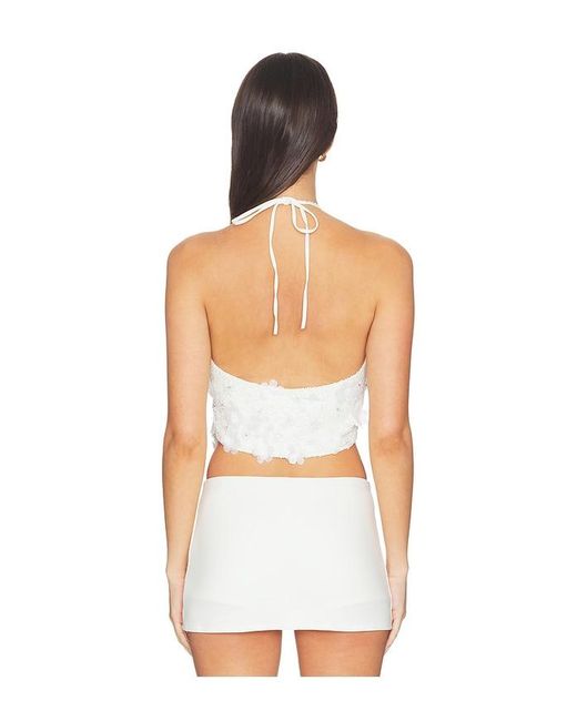 Lovers + Friends White Zelma Top