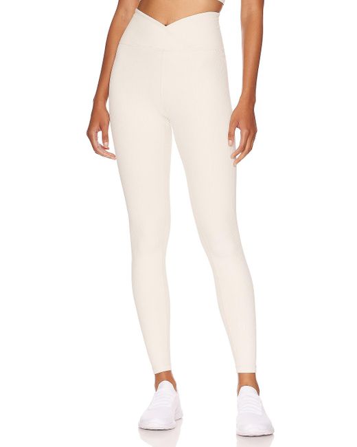 Year Of Ours Synthetic Ribbed Veronica Legging in Bone (Natural) | Lyst