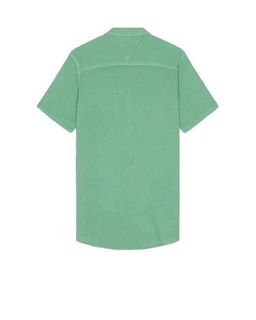 Rolla's Green Bon Crepe Shirt for men