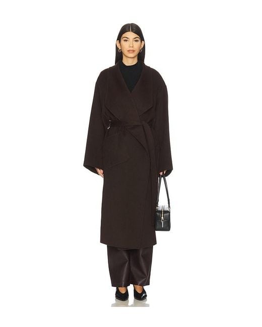Lamarque Black Coreen Trench Coat