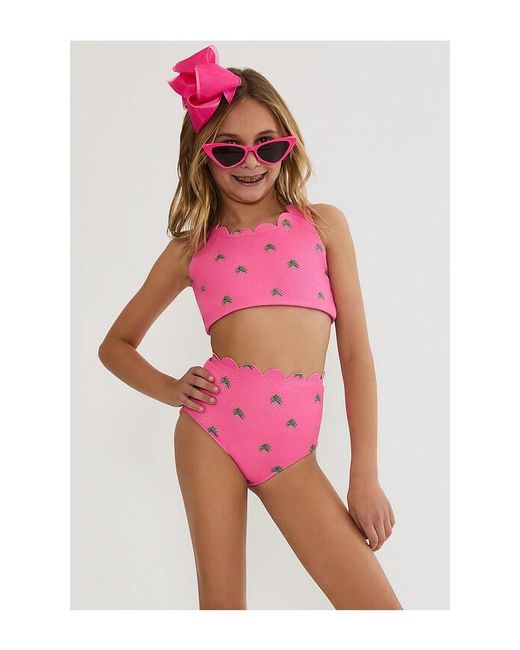 Beach Riot Pink Little Madison Set
