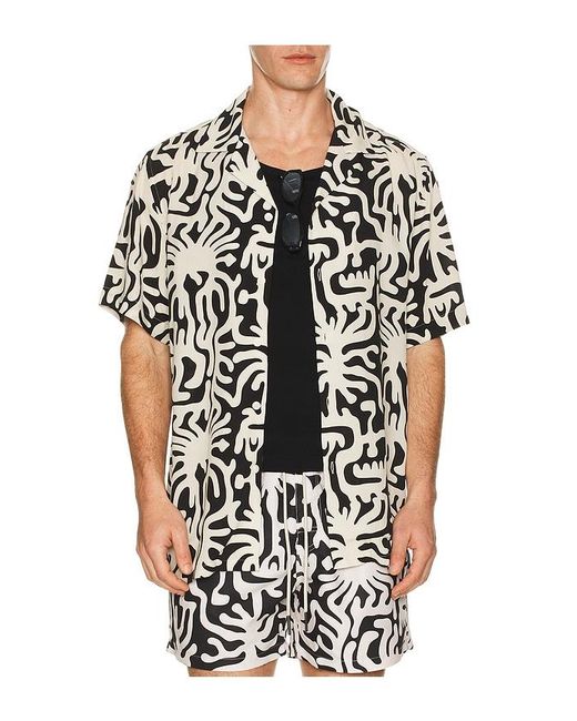 Oas Black Loefy Rocco Shirt for men