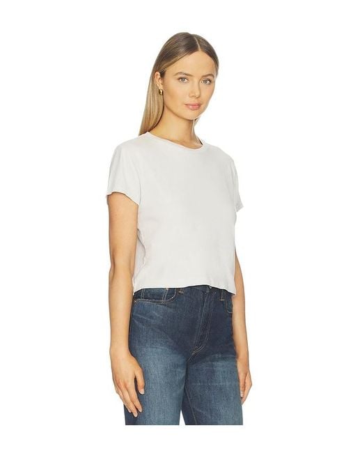 Agolde White Adine Tee Shirt