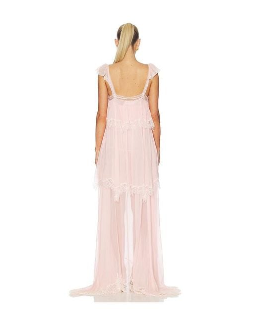 LoveShackFancy Pink Kleid Maralee