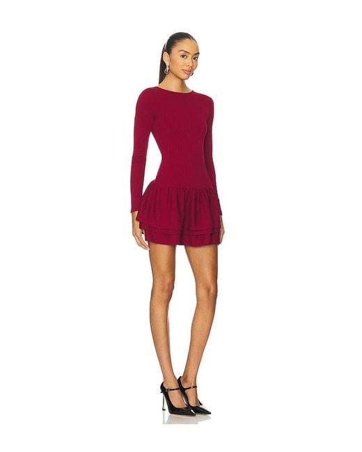 MORE TO COME Red Stefani Mini Dress