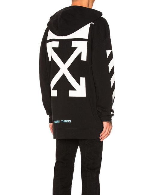 off white cross arrow hoodie