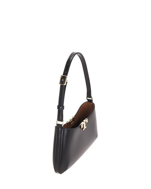 Tory Burch Black Eleanor Slim Shoulder Bag