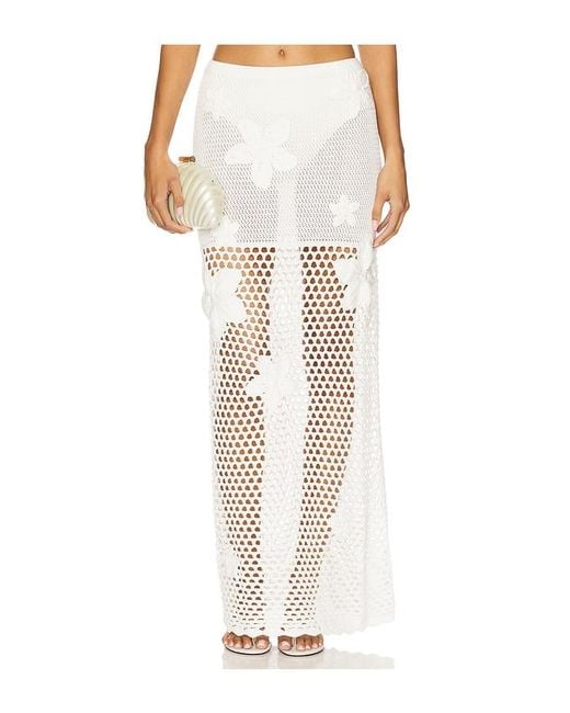 Devon Windsor White Roe Skirt