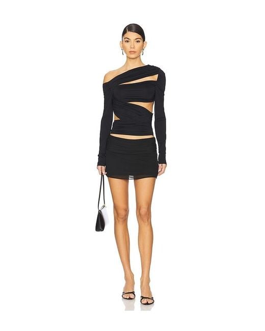 Lioness Black Untamed Mini Skirt