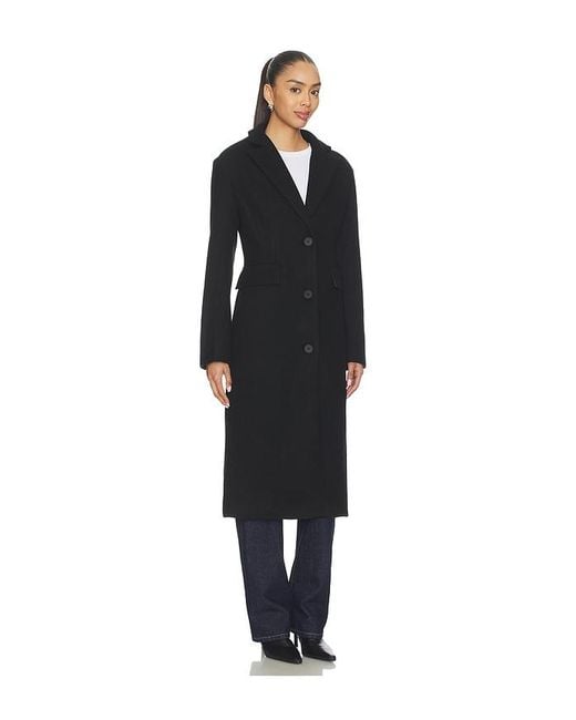 ALL THE WAYS Black Whitney Coat