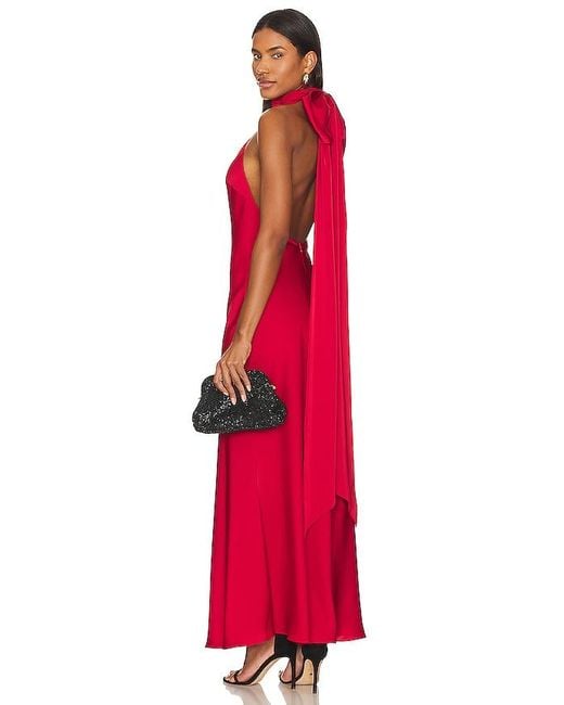 Misha Red X Revolve Evianna Gown
