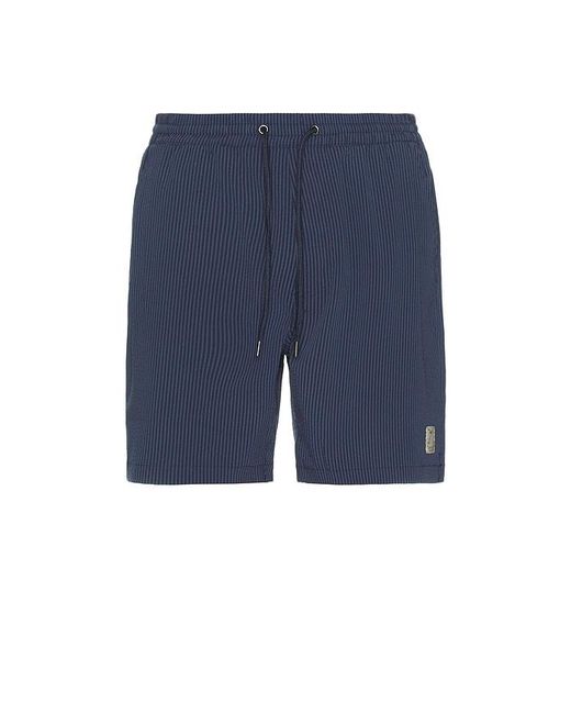 Marine Layer Blue 6 Stretch Swim Trunk for men