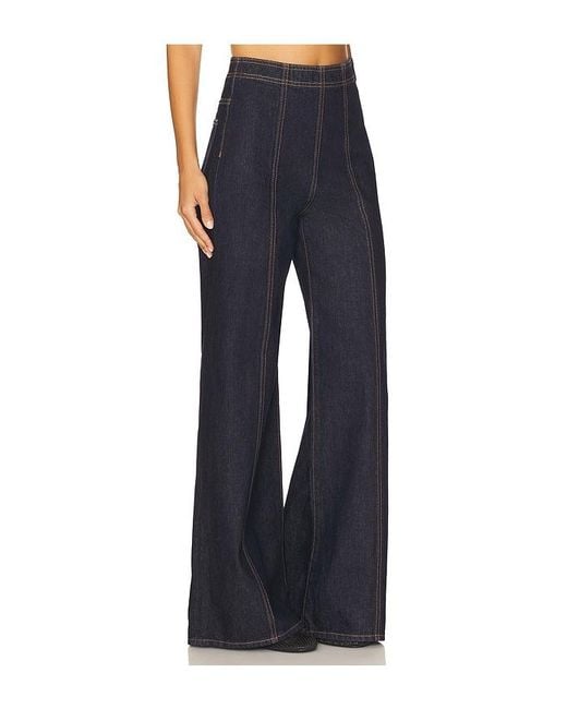 Ulla Johnson Blue Bianca Wide Leg