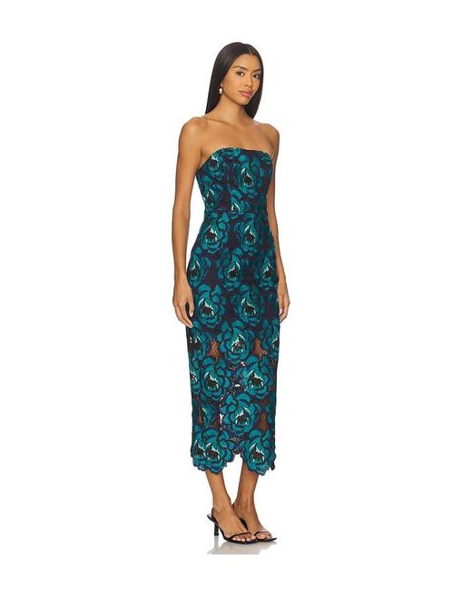 MILLY Blue Kait Bloom Dress